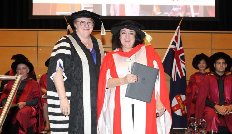  Honorary Doctorate bestowed on the legendary Dr Wendy Harmer