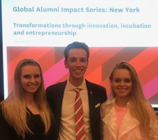 Alistair Booth at the Macquarie University Global Alumni Impact Series in New York