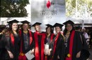 Class of 2013 students: (L-R) Renee Wood NSW; Maree Hutchison NSW; Alma Fleet- Coordinator BTeach(ECS), Kaye Brewer, Victoria; Rachael Nulty, SA; Lynnette Graham SA. Absent from the graduating class were Christine Riley, Natasha Bray and Sandra Allen.