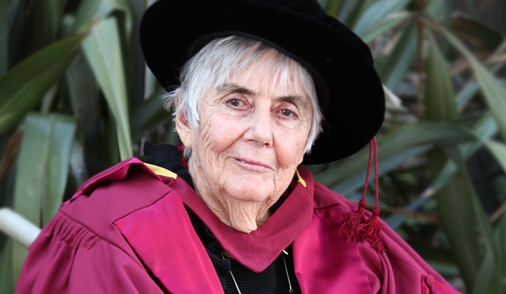 82-year-old graduates with her PhD