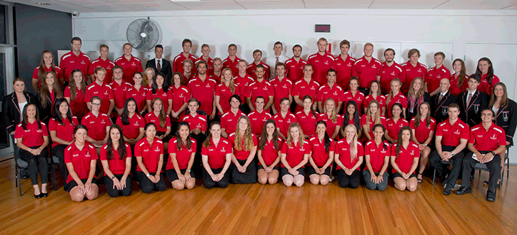 The 2015 Sports Scholars at the launch event earlier this month
