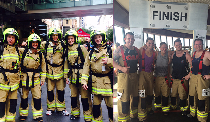 More than one hundred firefighters from across NSW participated in the fundraiser.