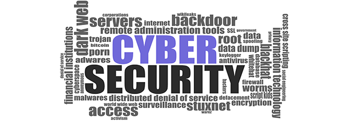 A cyber security word cloud