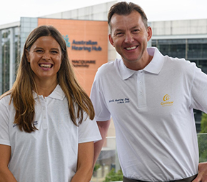 Prof Catherine McMahon & Brett Lee