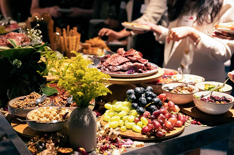 A table containing a selection of delicious food