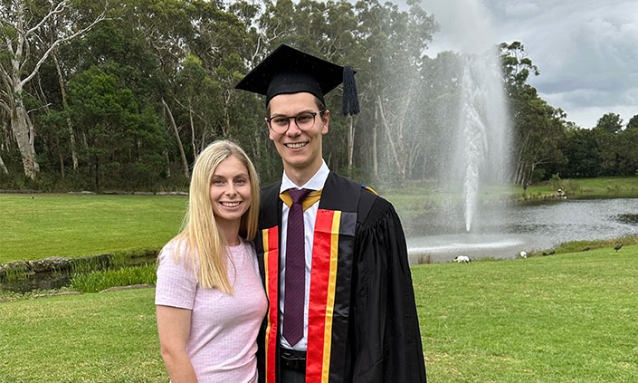 Nick Morrison graduation
