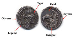 Describing an ancient coin