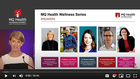 MQ Health Wellness Series - Living Well with Dementia