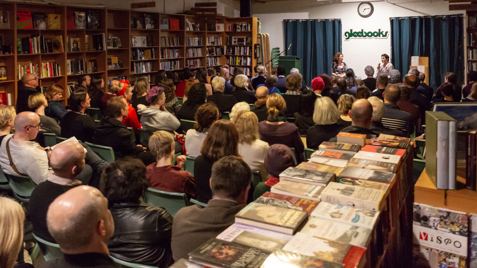 Audience at a book launch