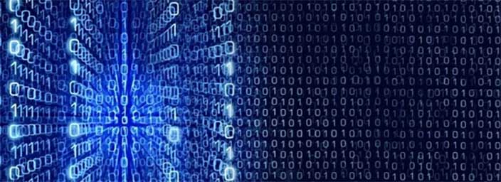 A computer screen image showing lots of zeros and ones