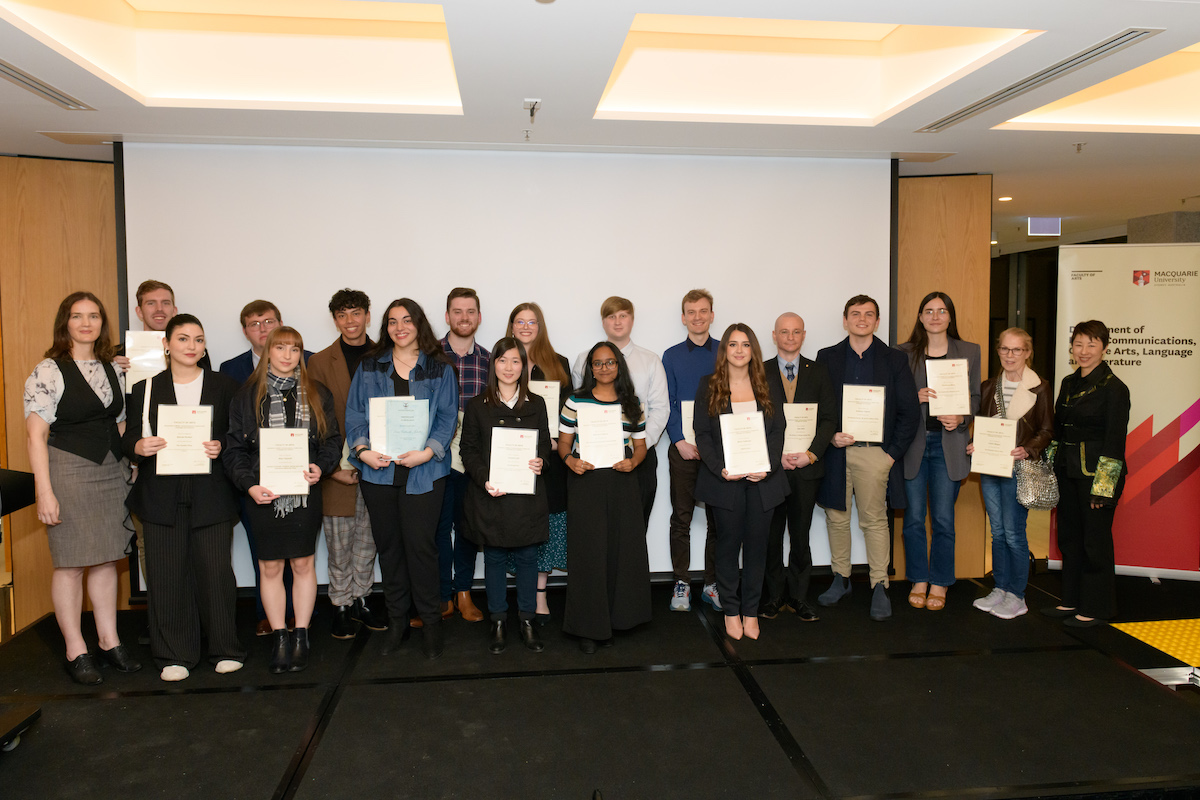 Languages and Cultures 2023 student prize presentation ceremony