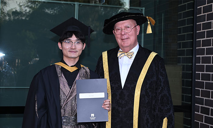 Ritchie’s Odyssey at graduation