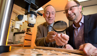 Macquarie University staff in a lab