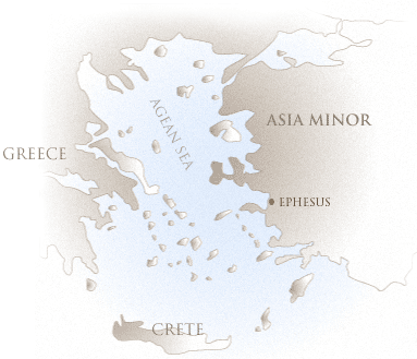 Map of Asia Minor