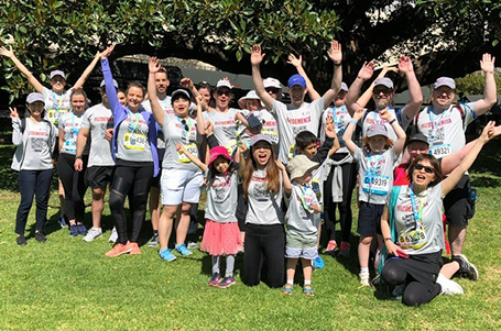 Bridge Run end group photo 2019 Sep 15