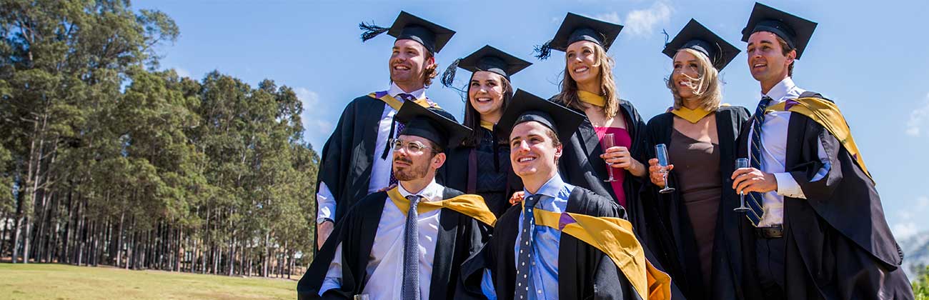 A group of graduates