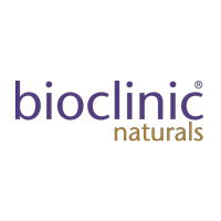 The logo for Bioclinic Naturals: "bioclinic" in purple, "naturals" in smaller font below it in gold.