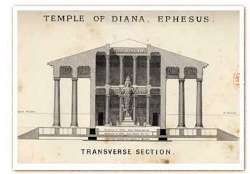 Proposed cross-section of the Hellenistic Artemision