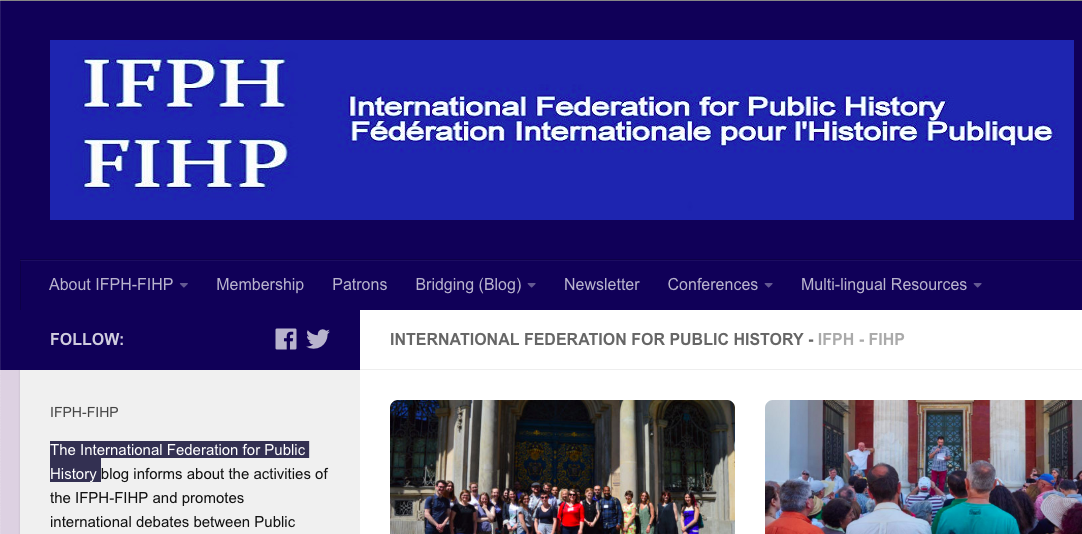 IFPH website screenshot