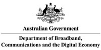 Dept of Broadband comms and digital economy logo