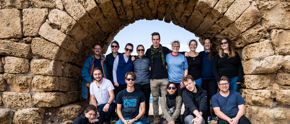 Ancient History students in Israel