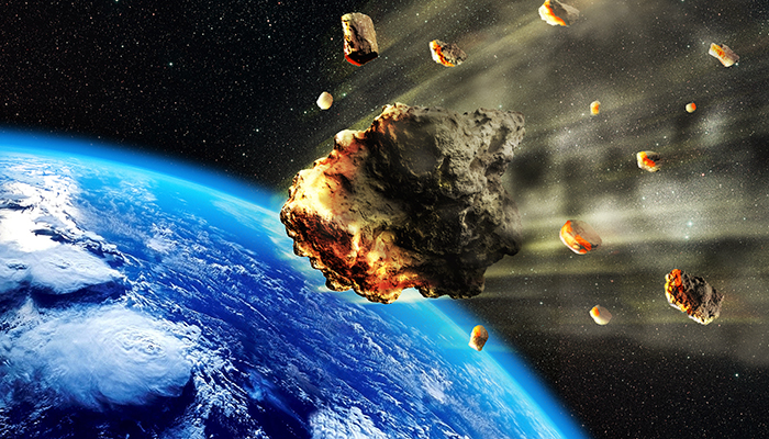 Asteroid hurtling towards Earth