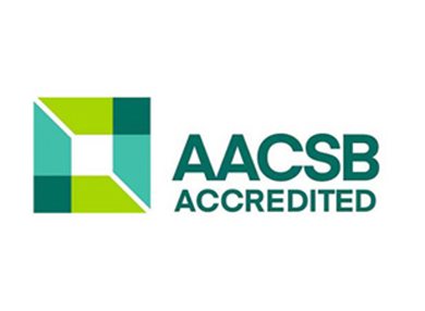 The logo for the Association to Advance Collegiate Schools of Business (AACSB).