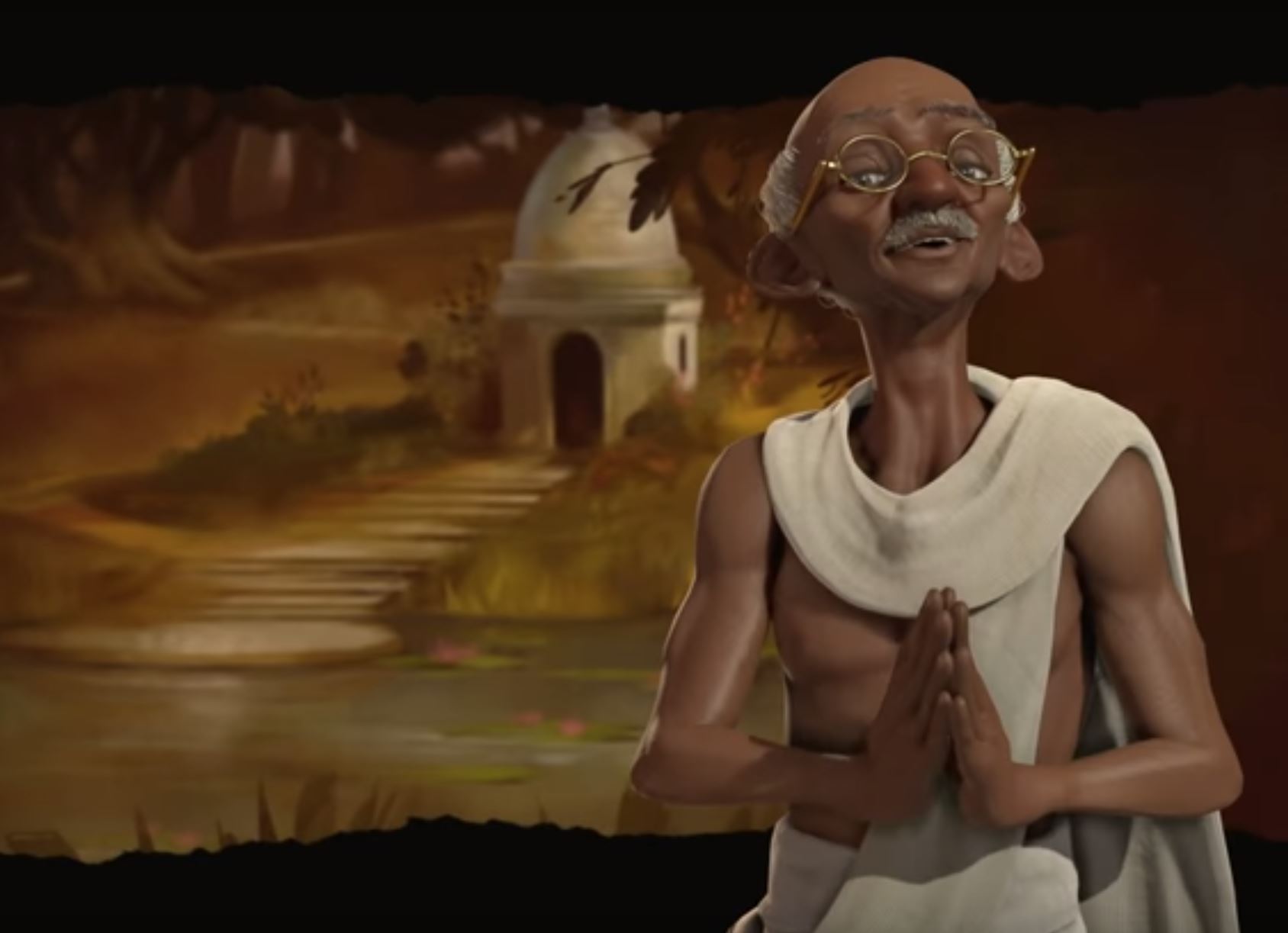 Ghandi from Civilization VI