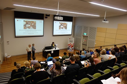 Delegates in a theatre