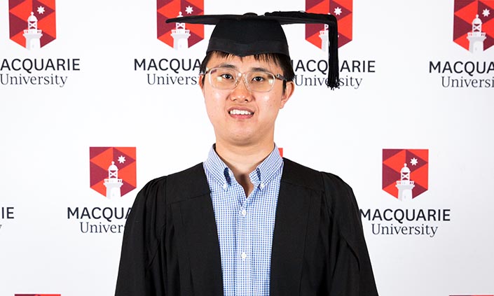Dennis graduation photo