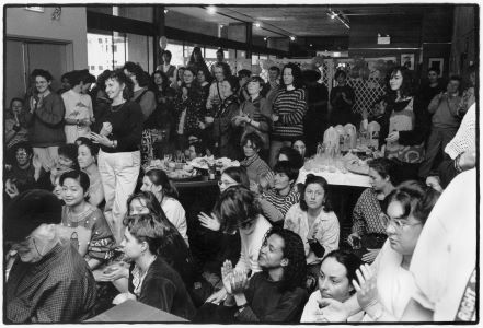 Many women at the opening of the Macquarie University Women's Room