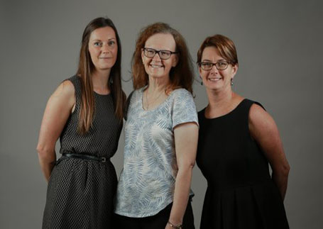 Drs Janet Long, Natalie Taylor and Deborah Debono