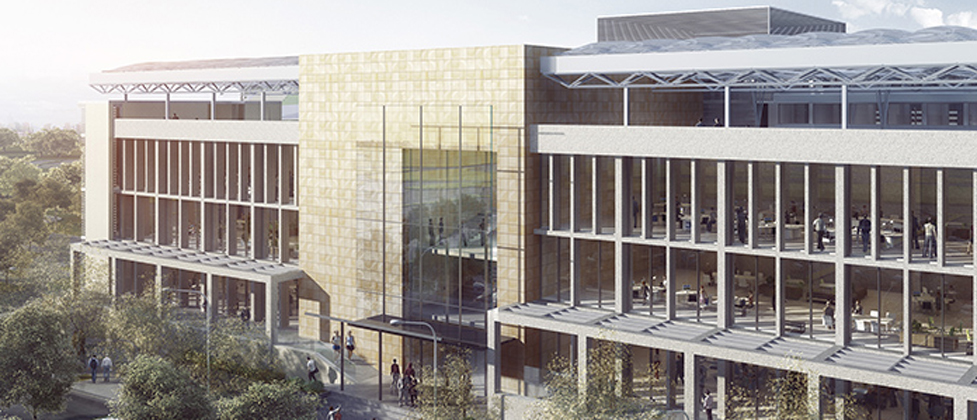 New arts precinct building