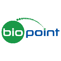 The logo for Biopoint: 