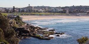 View of the beach