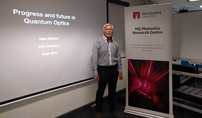 Recent trends in quantum optics research - Emeritus Professor Hans Bachor