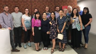 Group of researchers at workshop