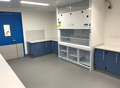 The new class 1000 clean laboratories