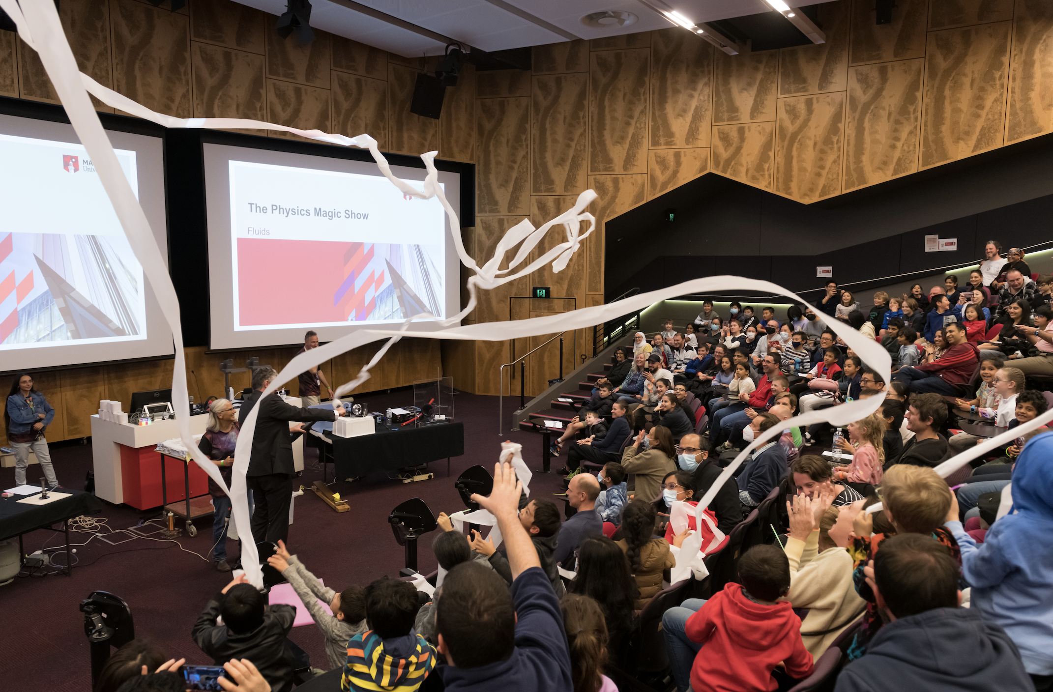 Physics magic show