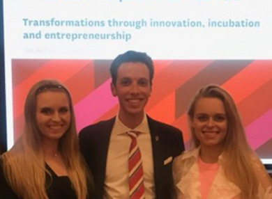 Alistair Booth at the Macquarie University Global Alumni Impact Series in New York