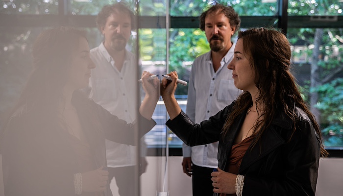 Professor Gavin Brennen and Dr Elizabeth Wagner