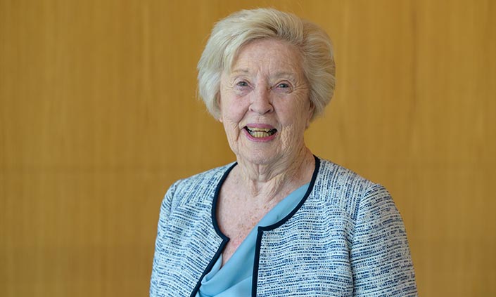 Portrait image of Daphne smiling
