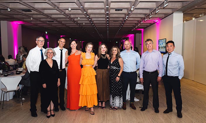 Group of people at MND gala