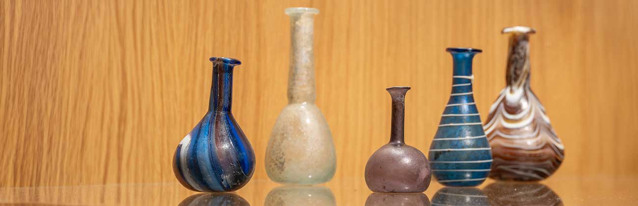ancient glass bottles