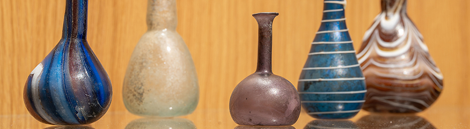 ancient glass bottles
