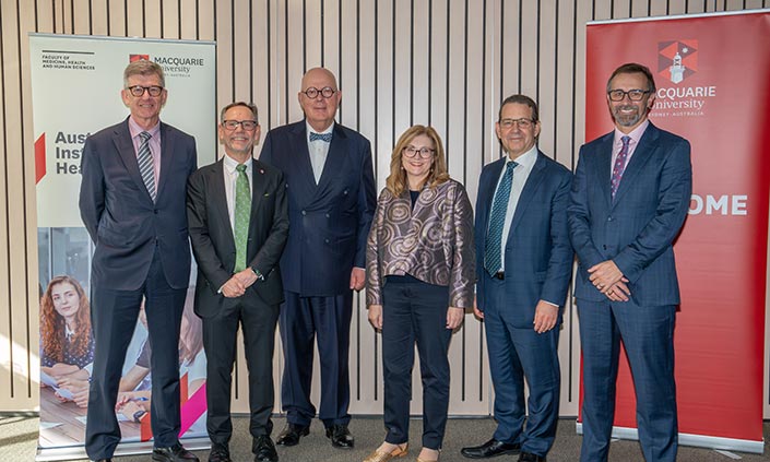 Professor Patrick McNeil, Professor Jeffrey Braithwaite, Professor S Bruce Dowton, Professor Johanna Westbrook, Professor Enrico Coiera and Professor Henry Cutler.