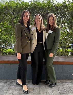 Dr Vanessa Pirotta, Dr Phoebe Meagher and Dr Zara Bending at the Land and Environment Court Conference.