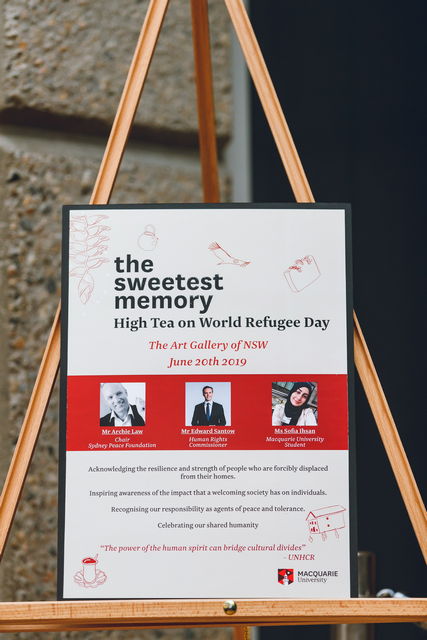 MQ Sweetest memory High Tea for Refugee Day 2019