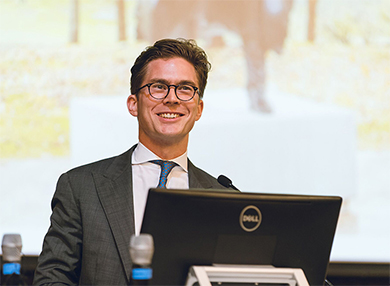 Mr Sebastian Hartford Davis presenting