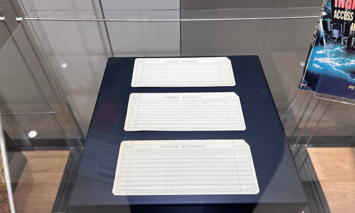 Programming written on cards